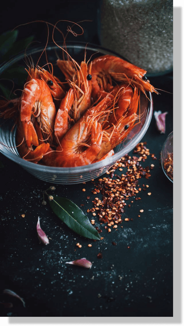 Món tôm chế biến